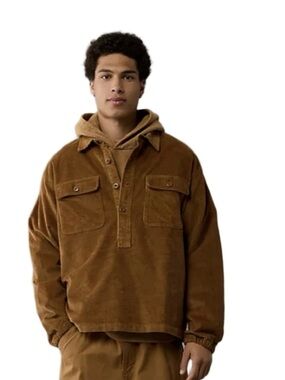 Timberland x AE Corduroy Popover Shirt